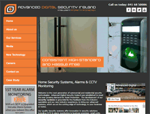Tablet Screenshot of advancedsecurity.ie